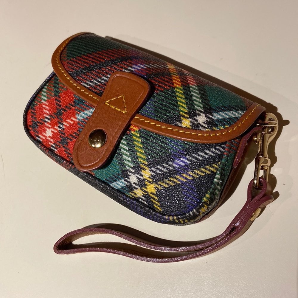 Dooney and Bourke Tartan Wristlet